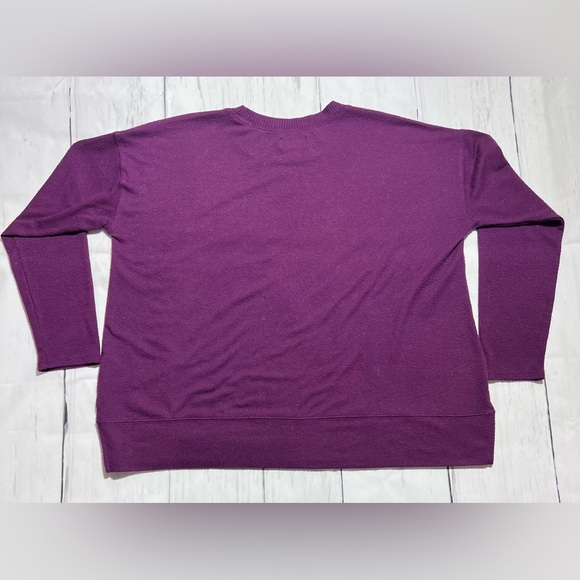 Lucky Brand Purple Pullover Sweater - Picture 4 of 4